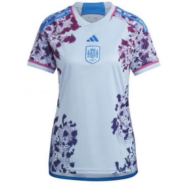 Spain away female jersey women's second soccer uniform sportswear football tops sport shirt 2023